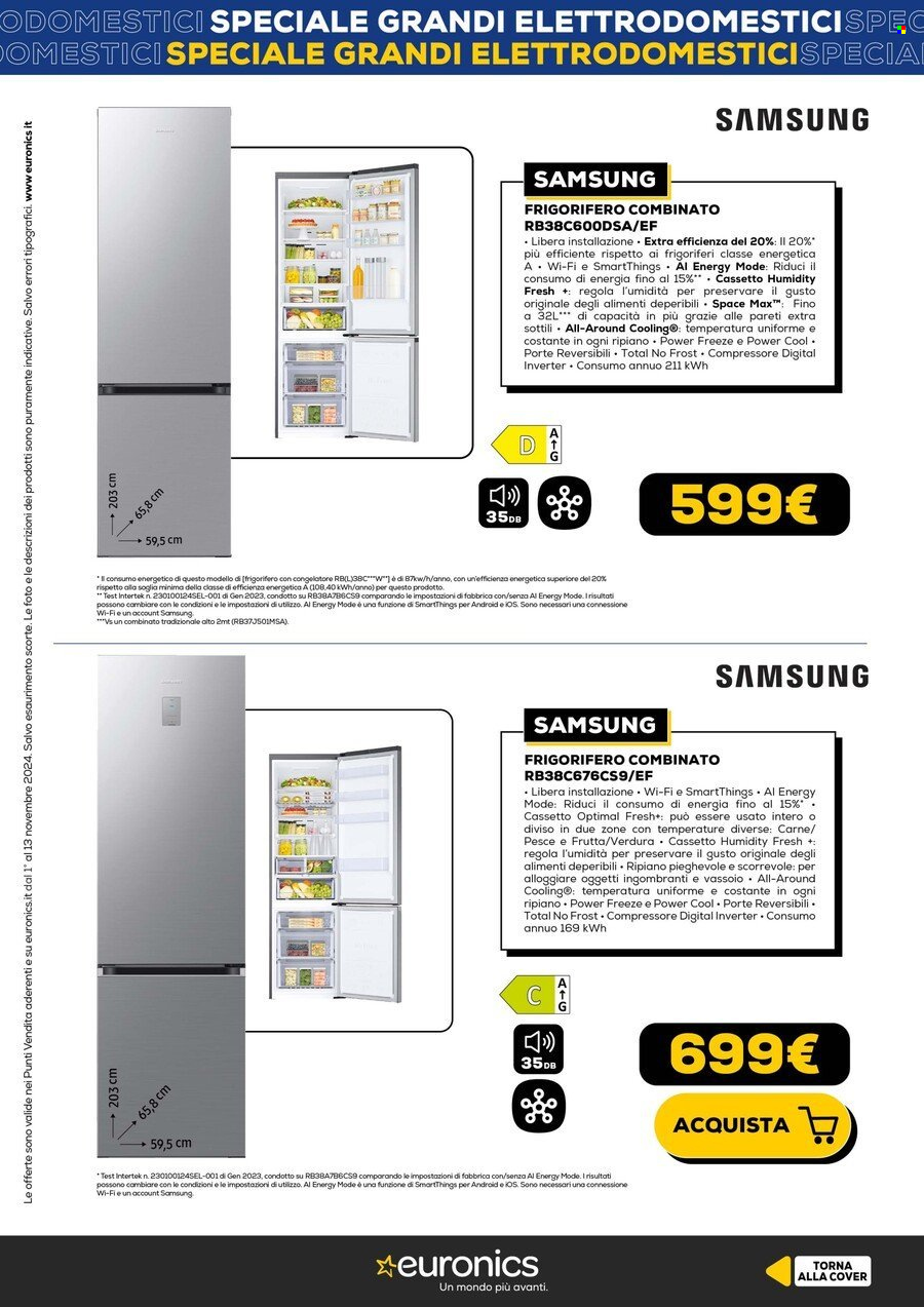 Volantino Euronics - 1/11/2024 - 13/11/2024. Pagina 14