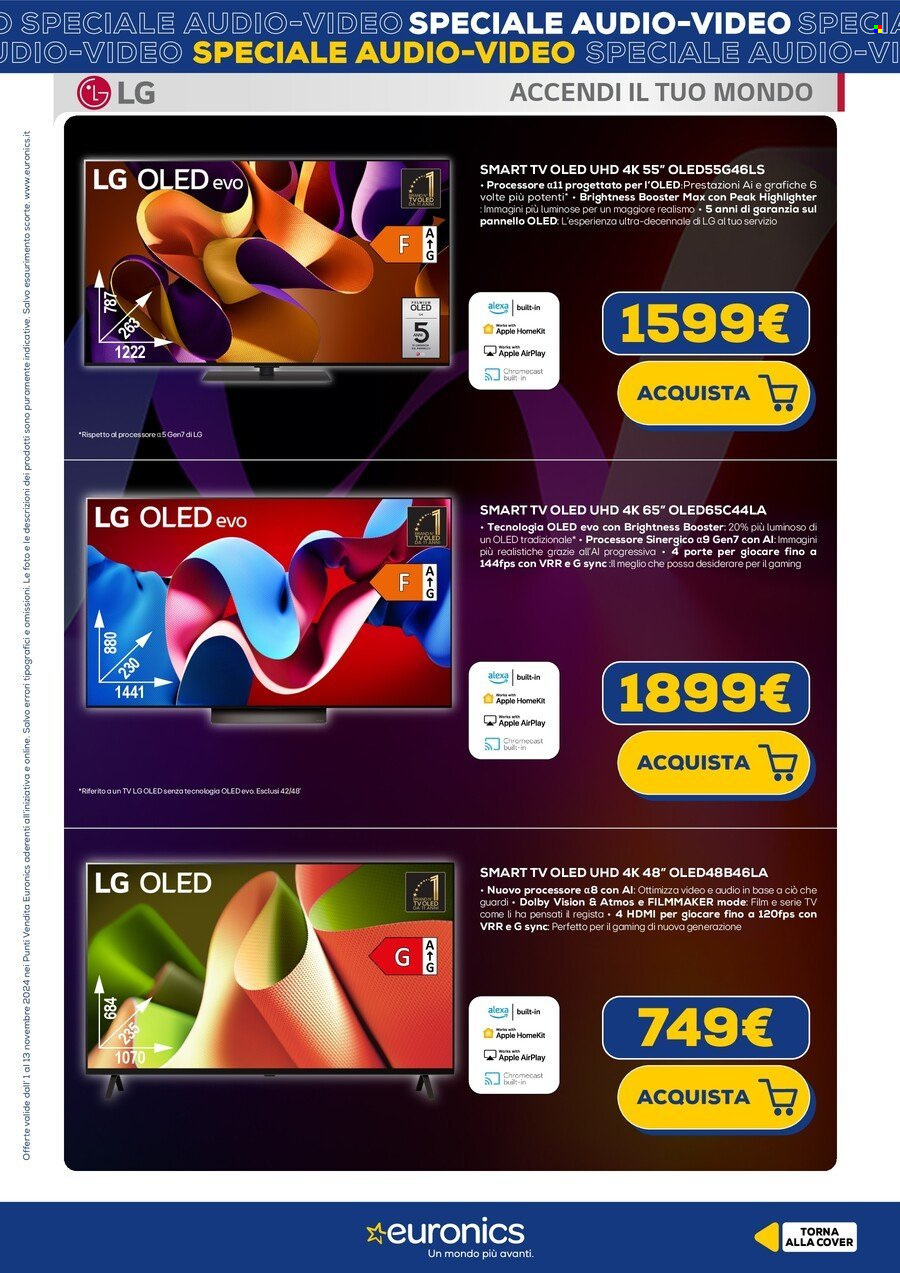 Volantino Euronics - 1/11/2024 - 13/11/2024. Pagina 4