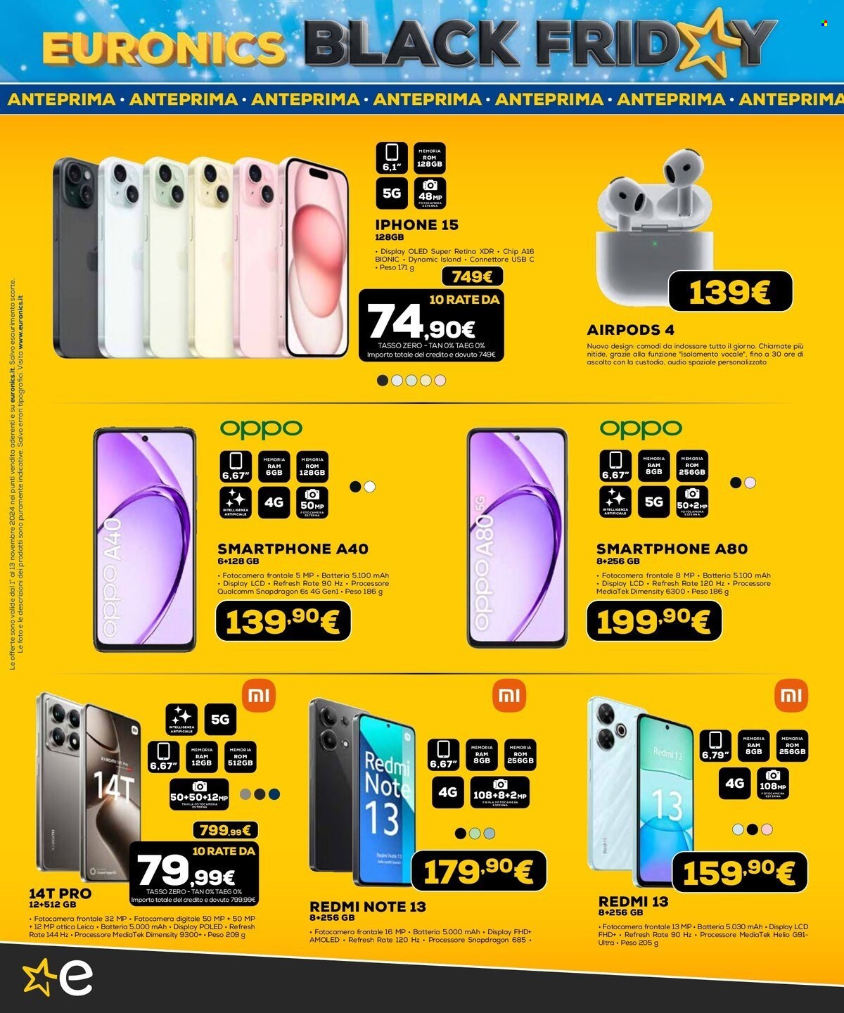 Volantino Euronics - 1/11/2024 - 13/11/2024. Pagina 2