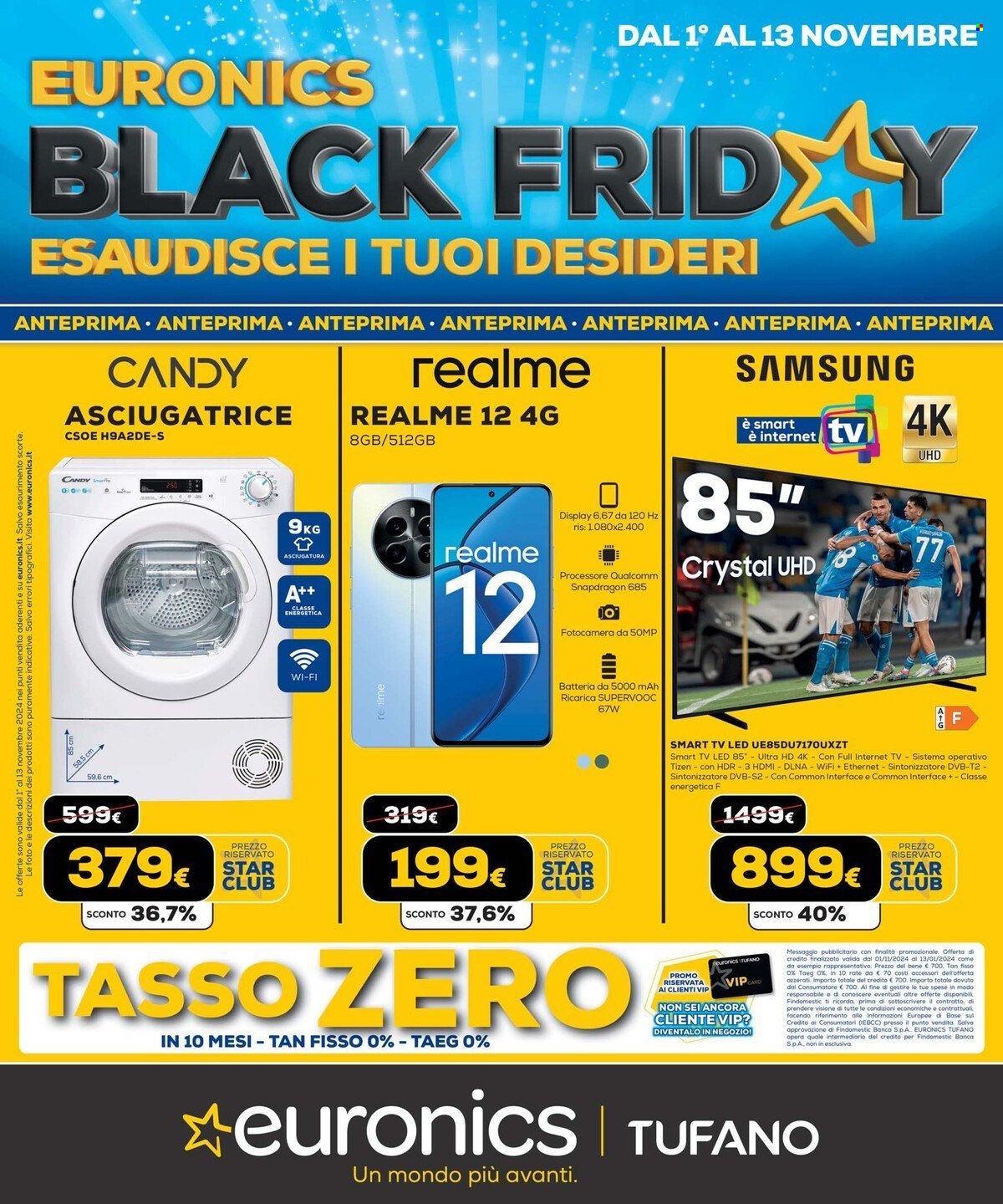 Volantino Euronics - 1/11/2024 - 13/11/2024. Pagina 1