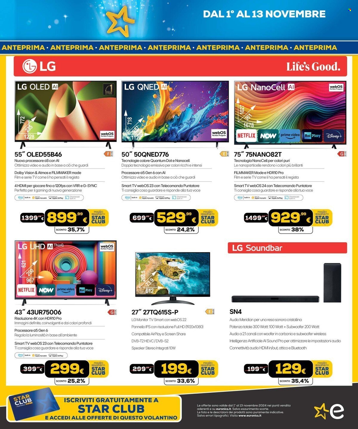 Volantino Euronics - 1/11/2024 - 13/11/2024. Pagina 7