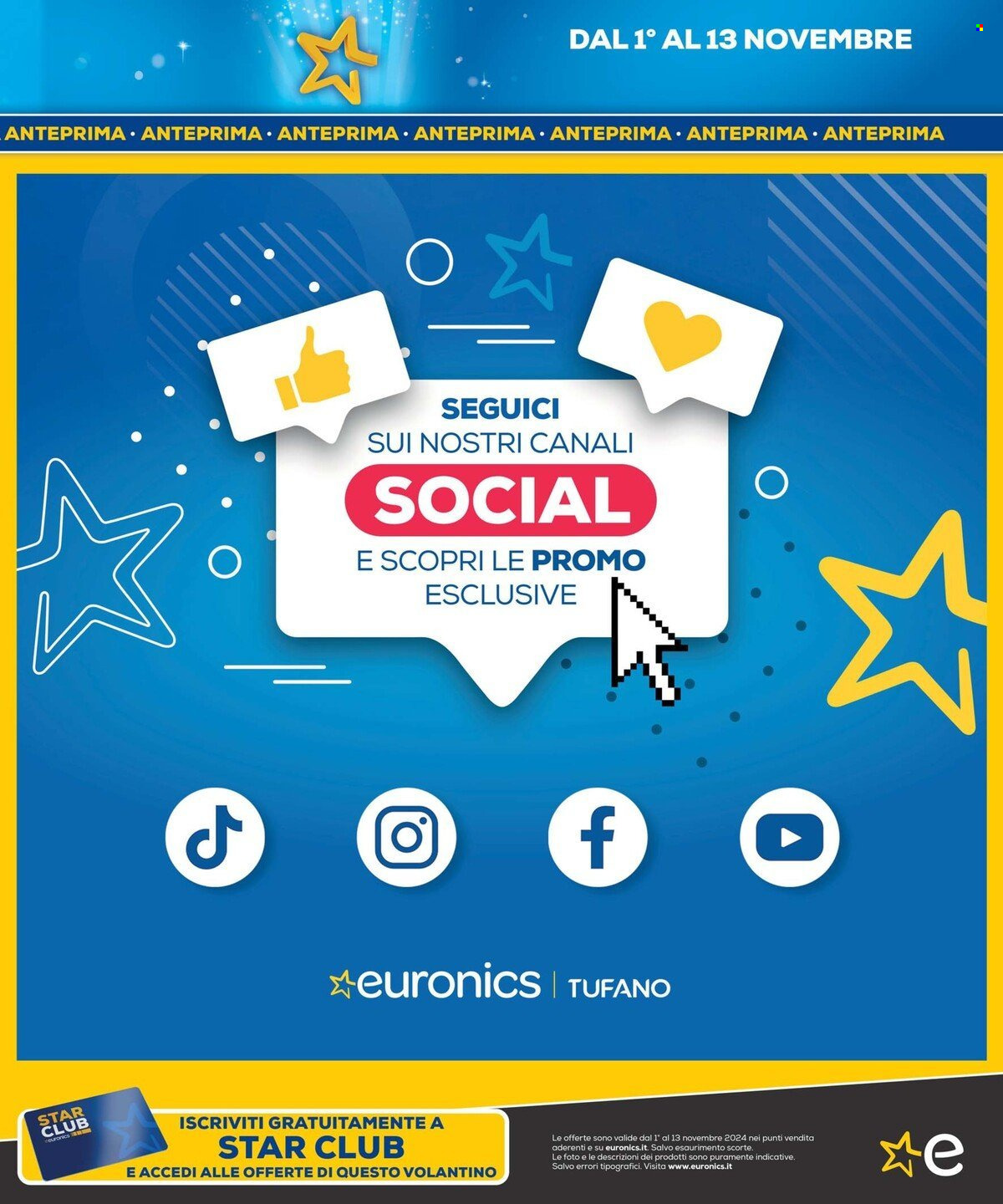 Volantino Euronics - 1/11/2024 - 13/11/2024. Pagina 9