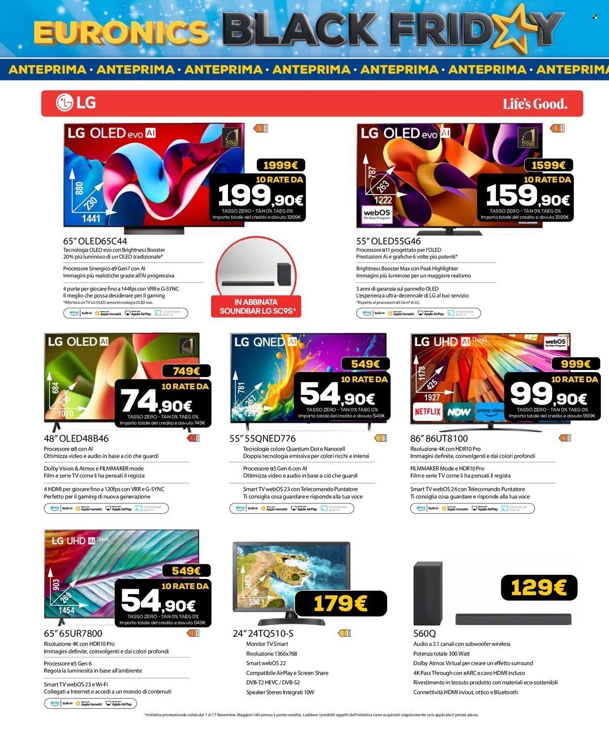Volantino Euronics - 1/11/2024 - 13/11/2024. Pagina 19