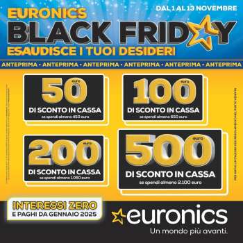 Volantino Euronics - 1/11/2024 - 13/11/2024.