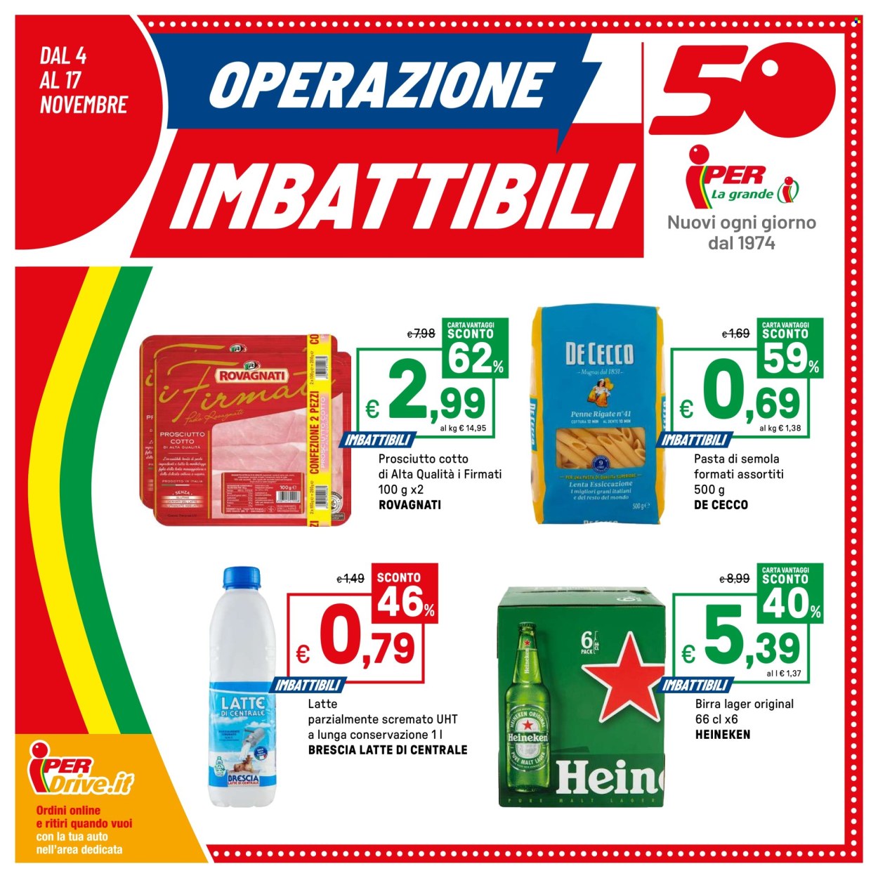 Volantino Iper, La grande i - 4/11/2024 - 17/11/2024. Pagina 1