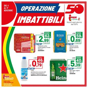 Volantino Iper, La grande i - 4/11/2024 - 17/11/2024.