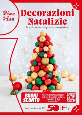 Volantino Iper, La grande i - 4/11/2024 - 24/12/2024.