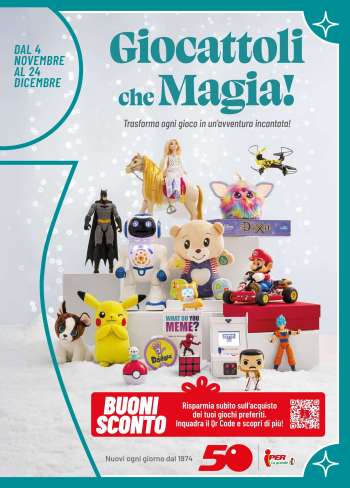 Volantino Iper, La grande i - 4/11/2024 - 24/12/2024.