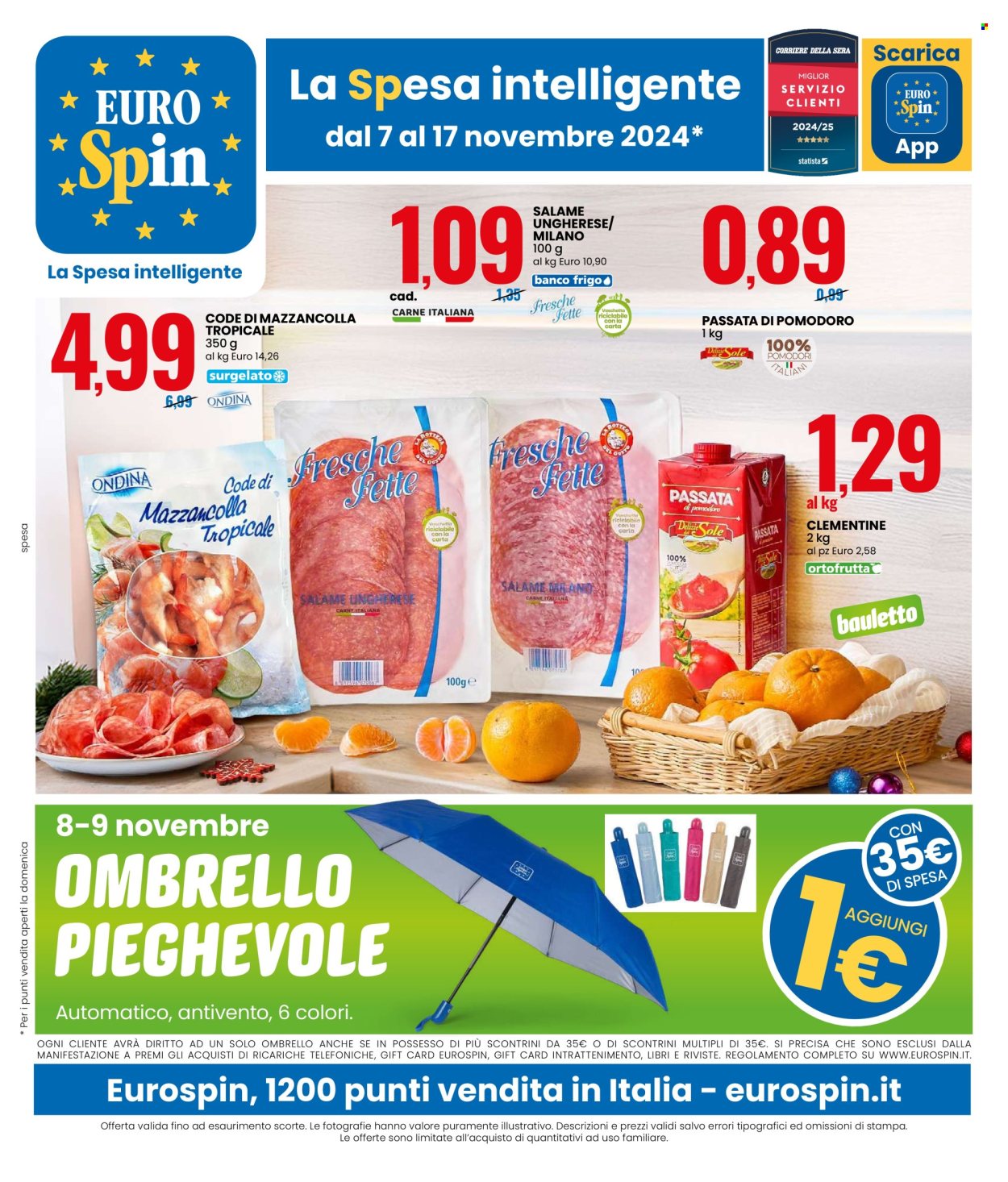 Volantino EuroSpin - 7/11/2024 - 17/11/2024. Pagina 1