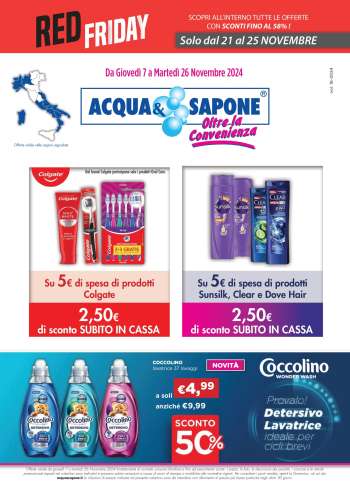 Volantino Acqua & Sapone - 7/11/2024 - 26/11/2024.