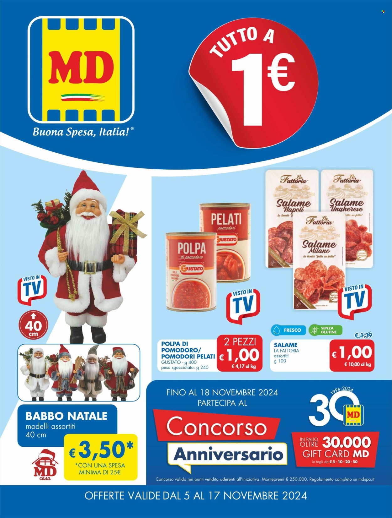 Leták MD Discount - 5.11.2024 - 17.11.2024. Strana 1
