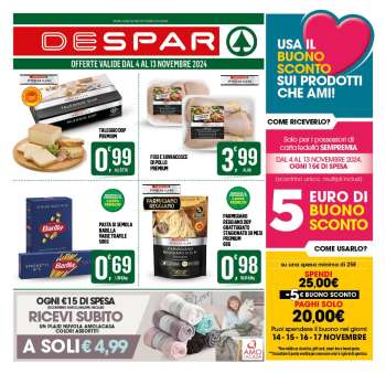 Volantino Despar - 4/11/2024 - 14/11/2024.