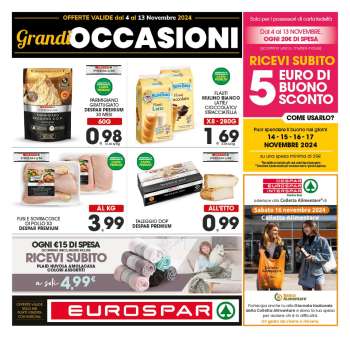 Volantino Eurospar - 4/11/2024 - 13/11/2024.