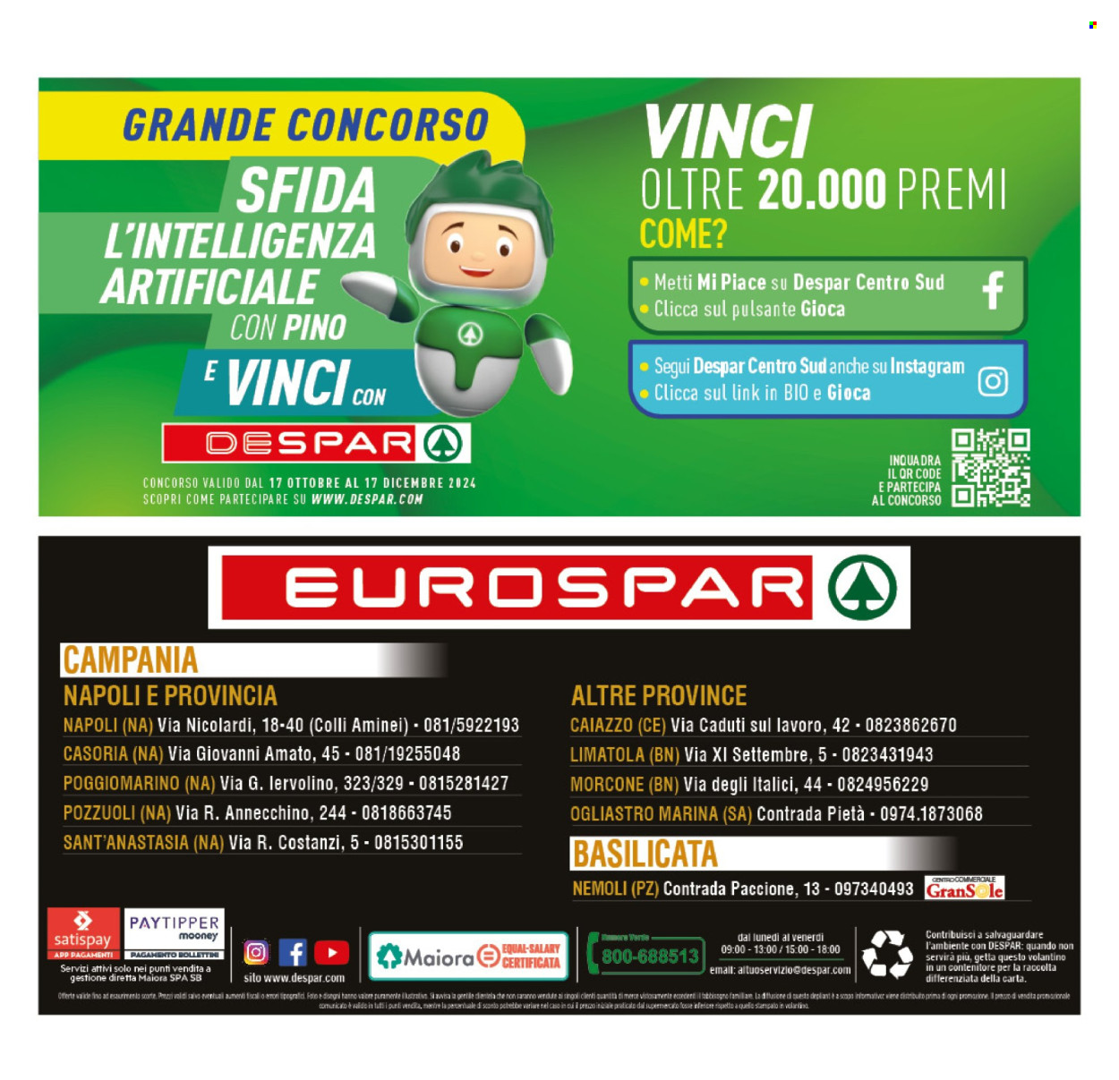 Volantino Eurospar - 4/11/2024 - 13/11/2024. Pagina 31
