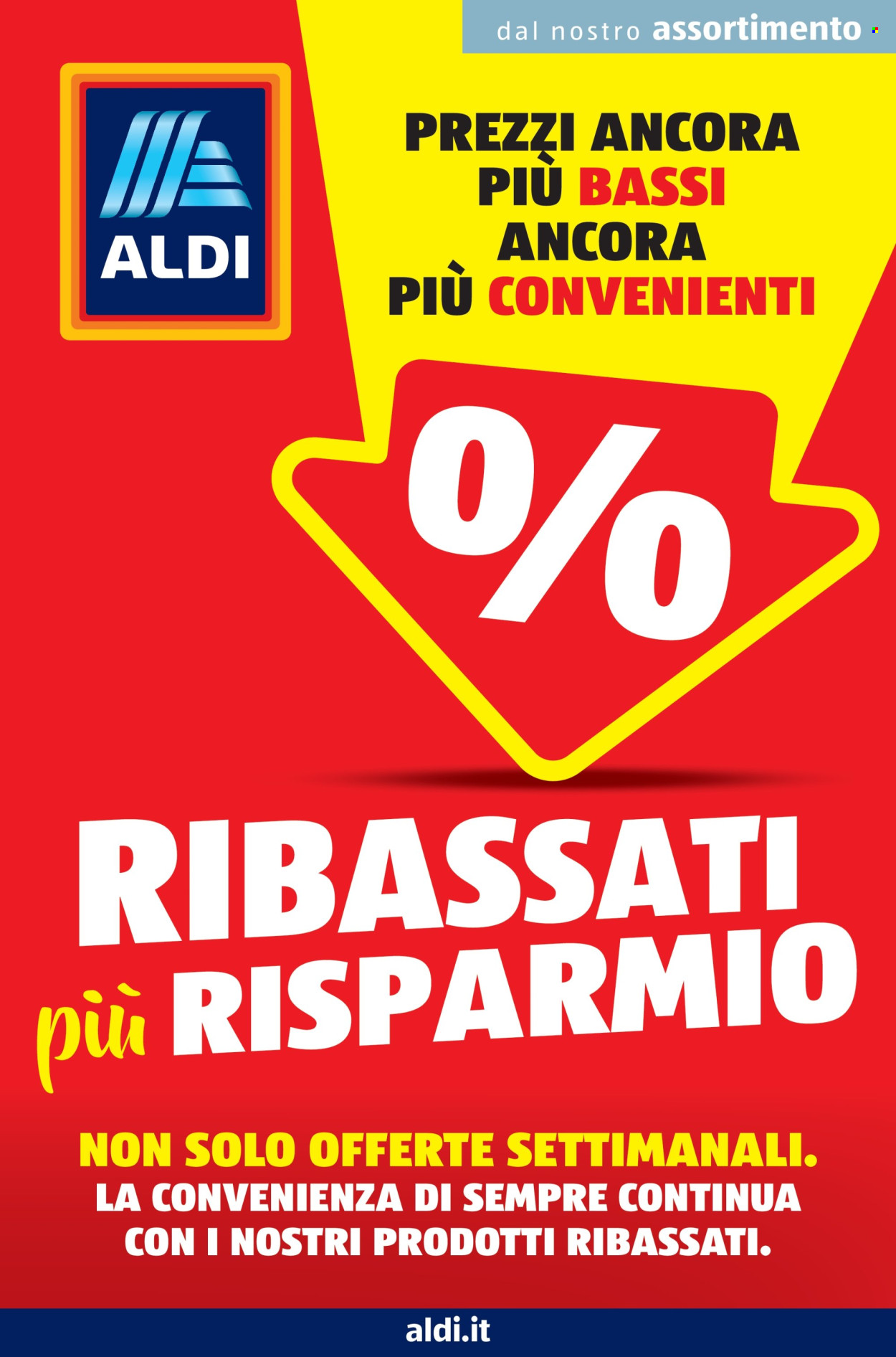 Leták Aldi. Strana 1