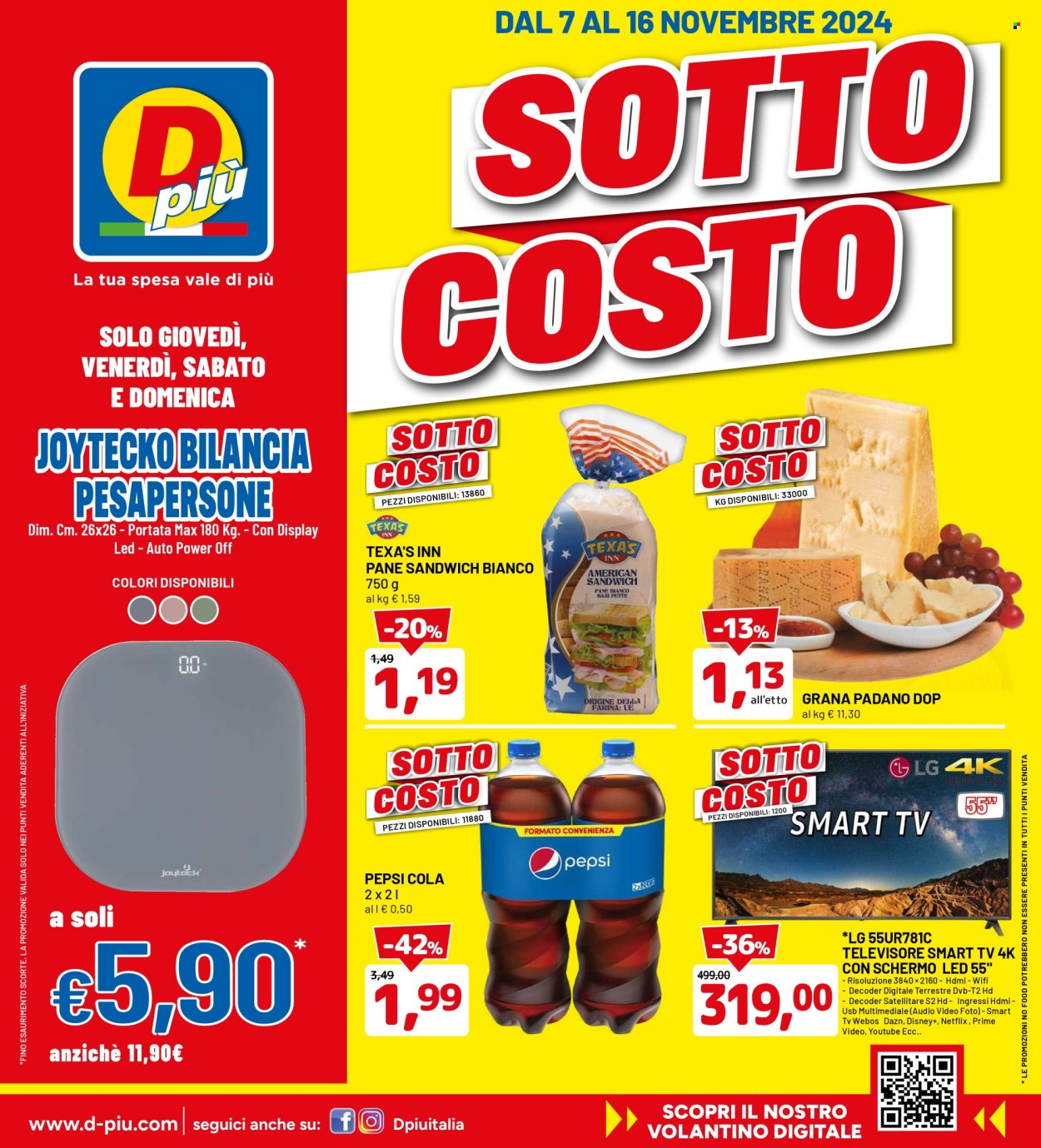 Volantino Dpiù - 7/11/2024 - 16/11/2024. Pagina 1