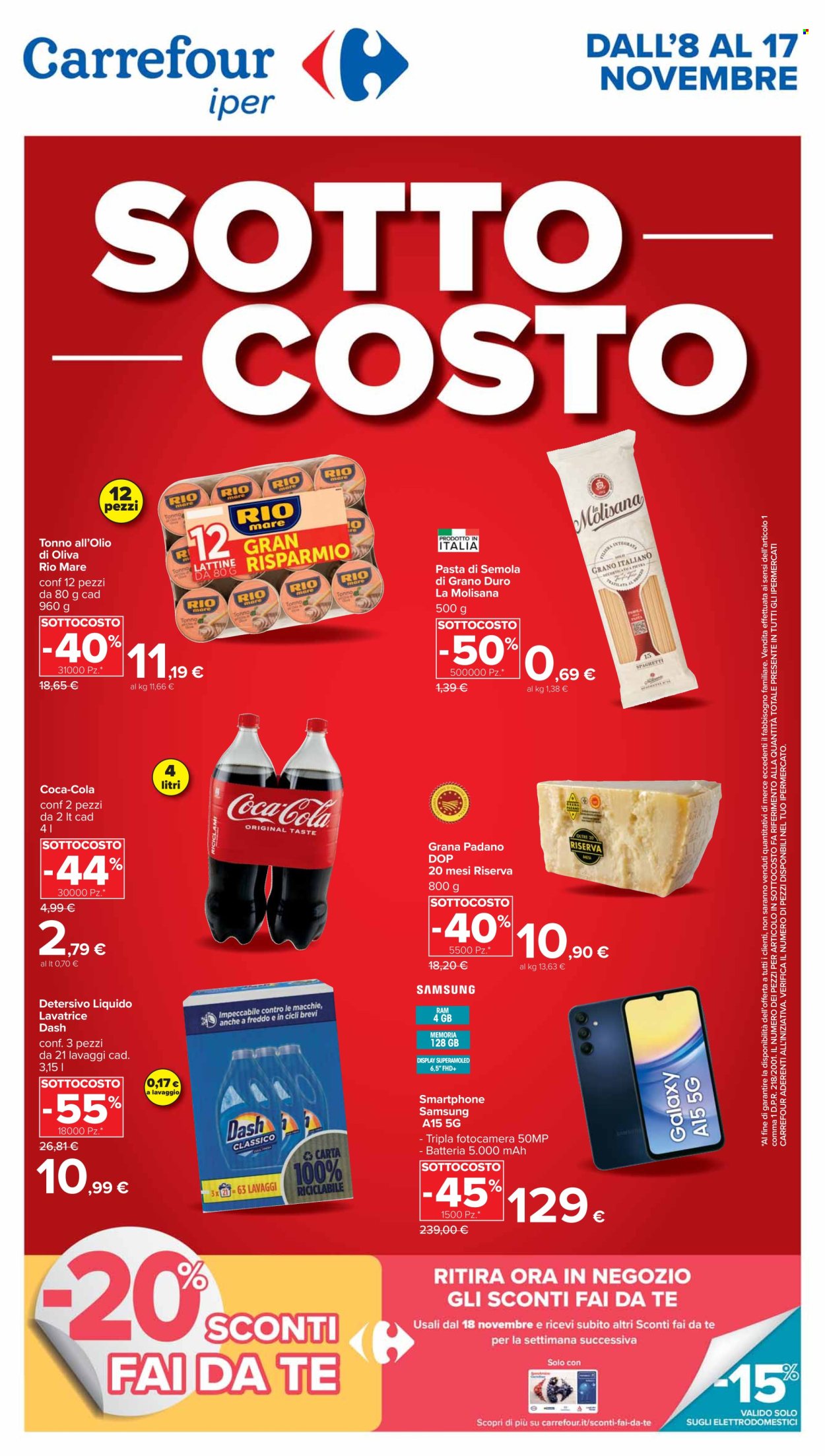 Volantino Carrefour - 8/11/2024 - 17/11/2024. Pagina 1