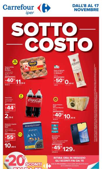 Volantino Carrefour - 8/11/2024 - 17/11/2024.
