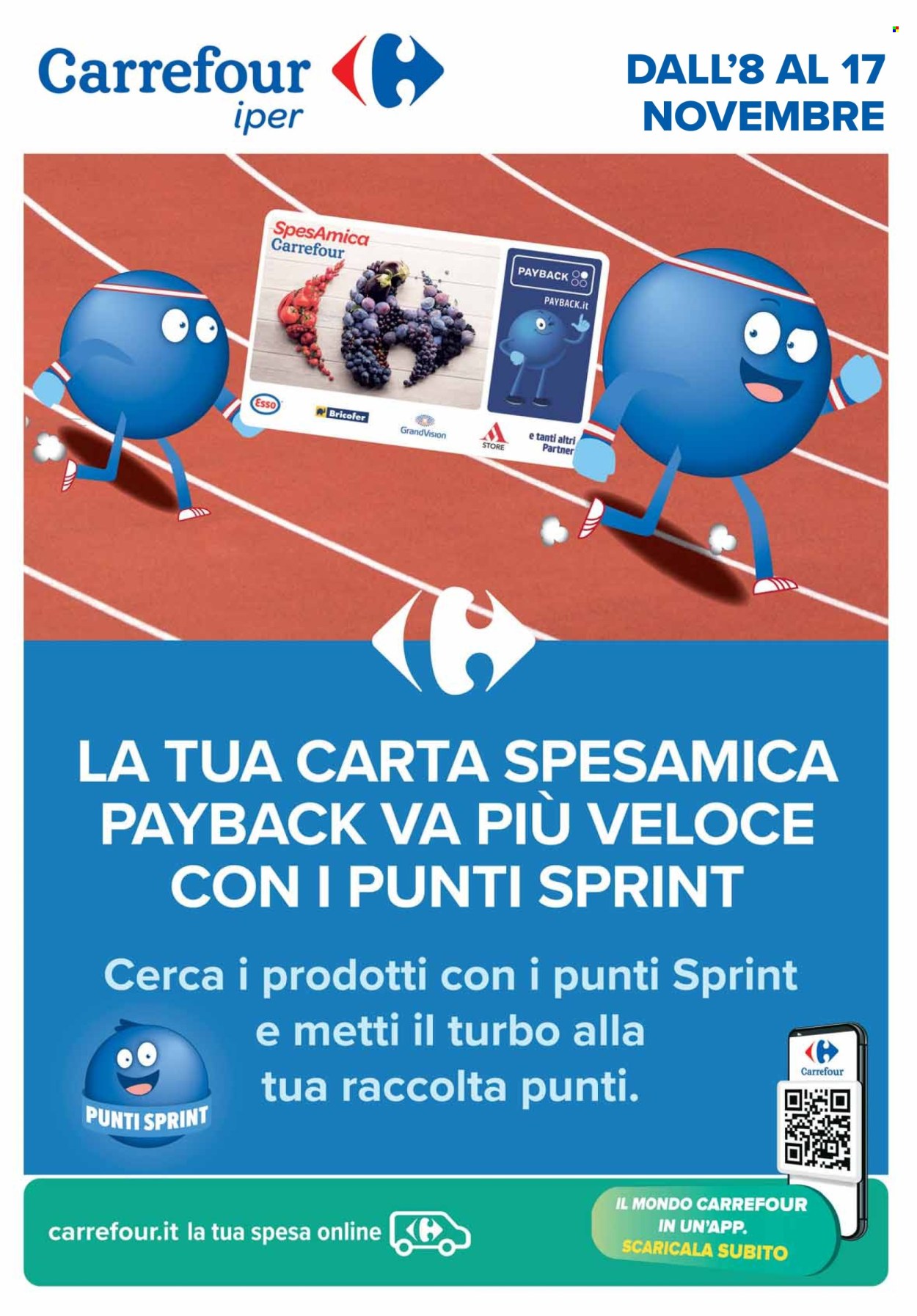 Volantino Carrefour - 8/11/2024 - 17/11/2024. Pagina 1