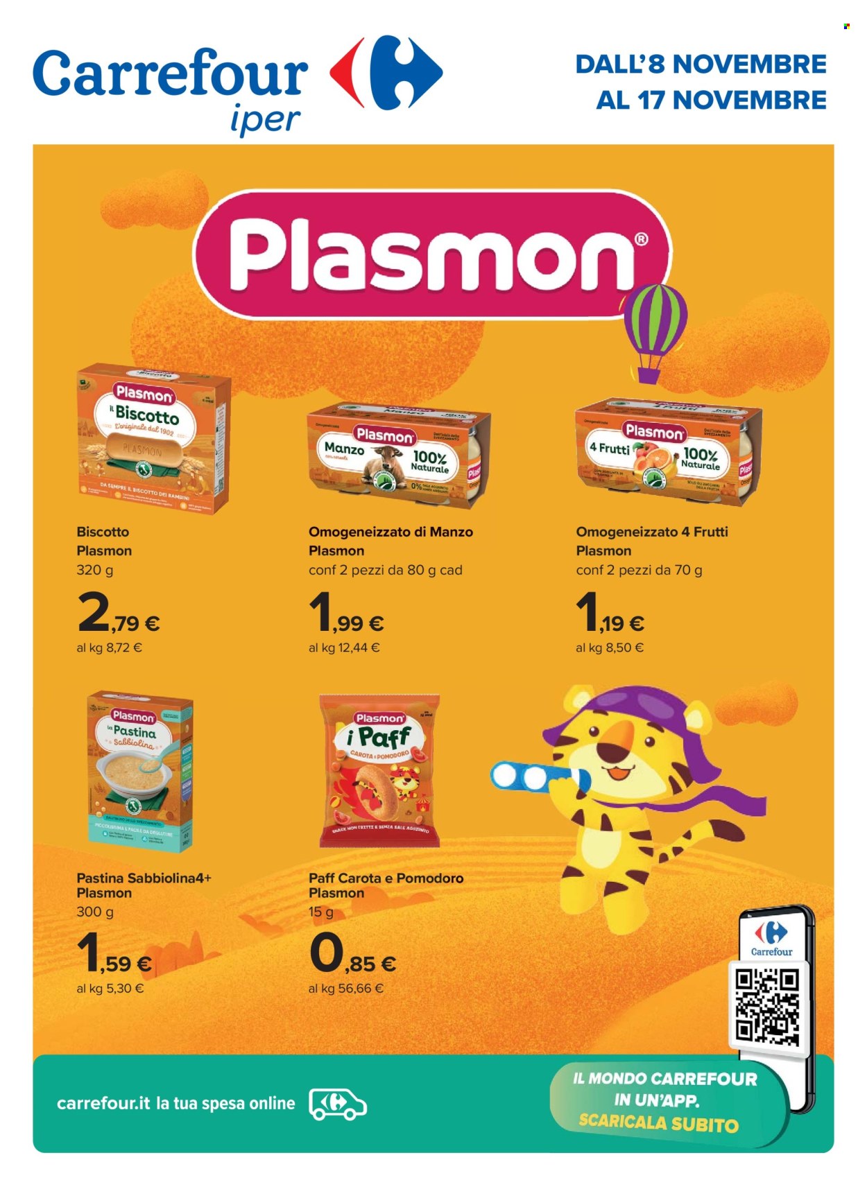Volantino Carrefour - 8/11/2024 - 17/11/2024. Pagina 1