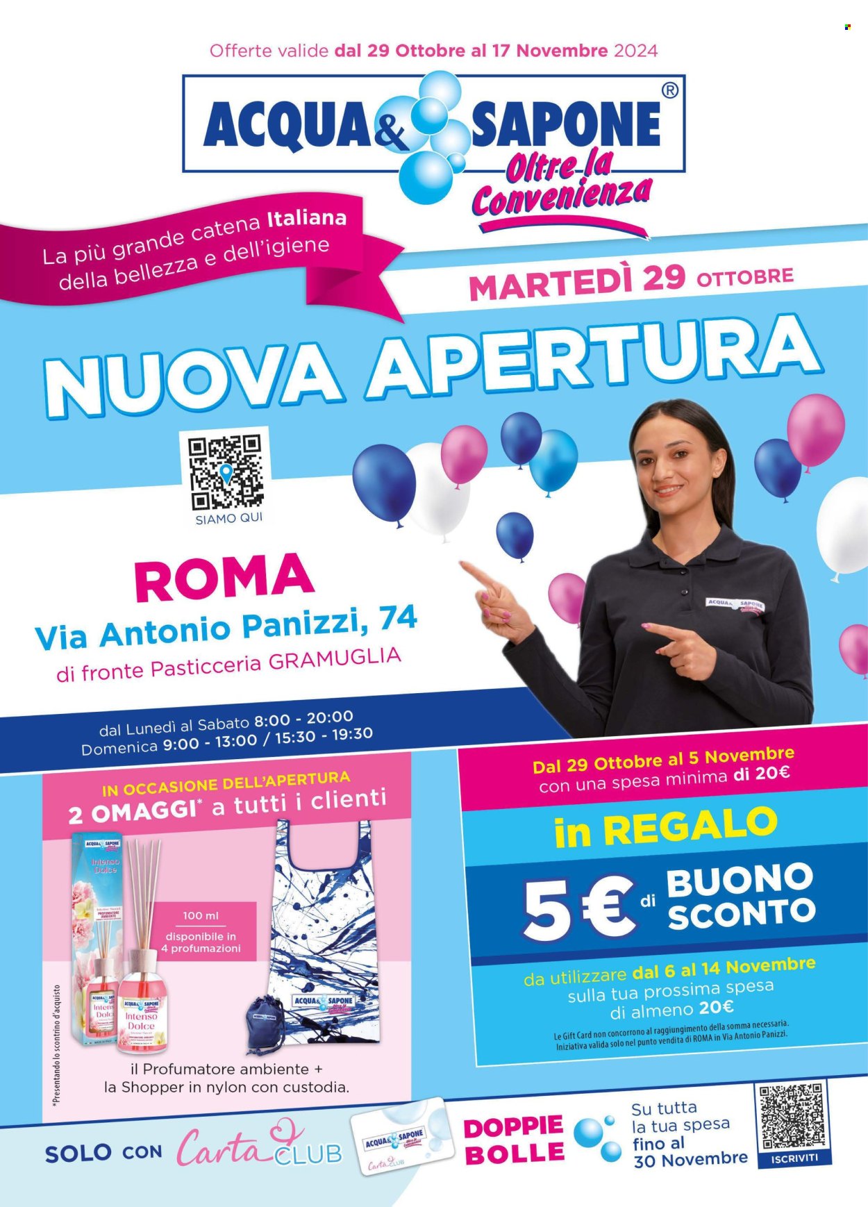 Volantino Acqua & Sapone - 29/10/2024 - 17/11/2024. Pagina 1