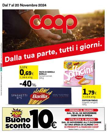 Volantino Coop - 7/11/2024 - 20/11/2024.