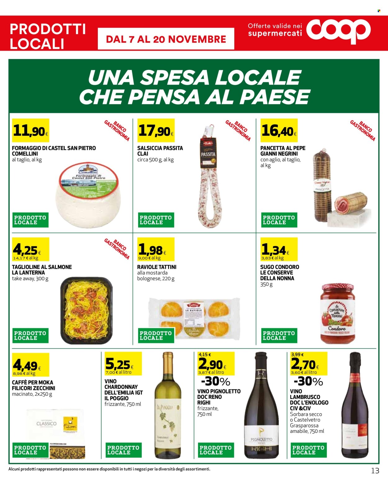 Leták Coop - 7.11.2024 - 20.11.2024. Strana 13