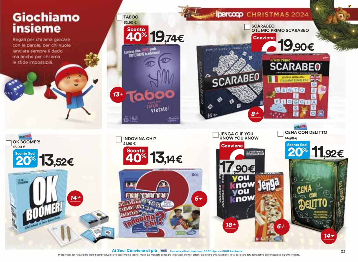 Leták Coop - 7.11.2024 - 24.12.2024. Strana 23