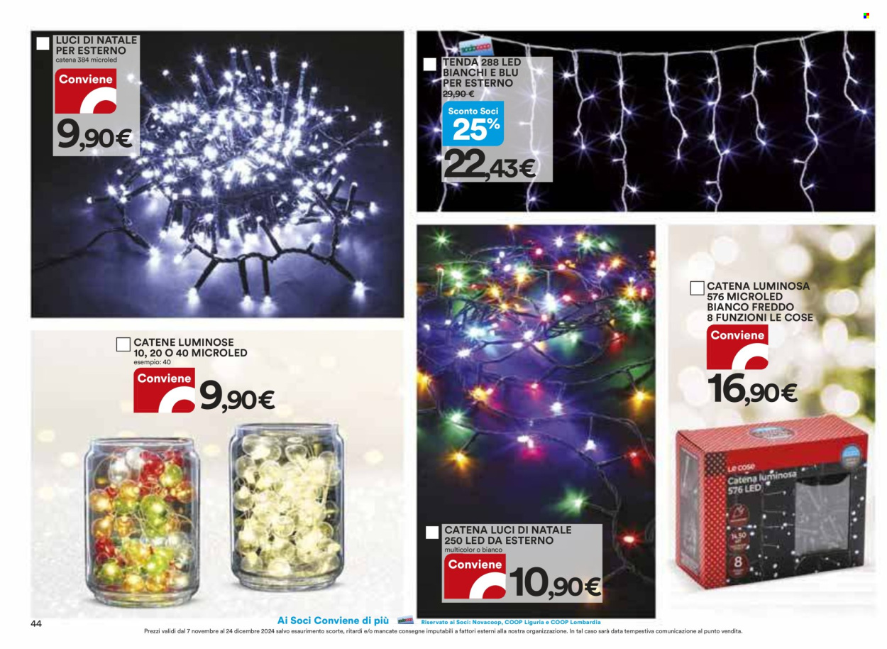 Volantino Coop - 7/11/2024 - 24/12/2024. Pagina 44