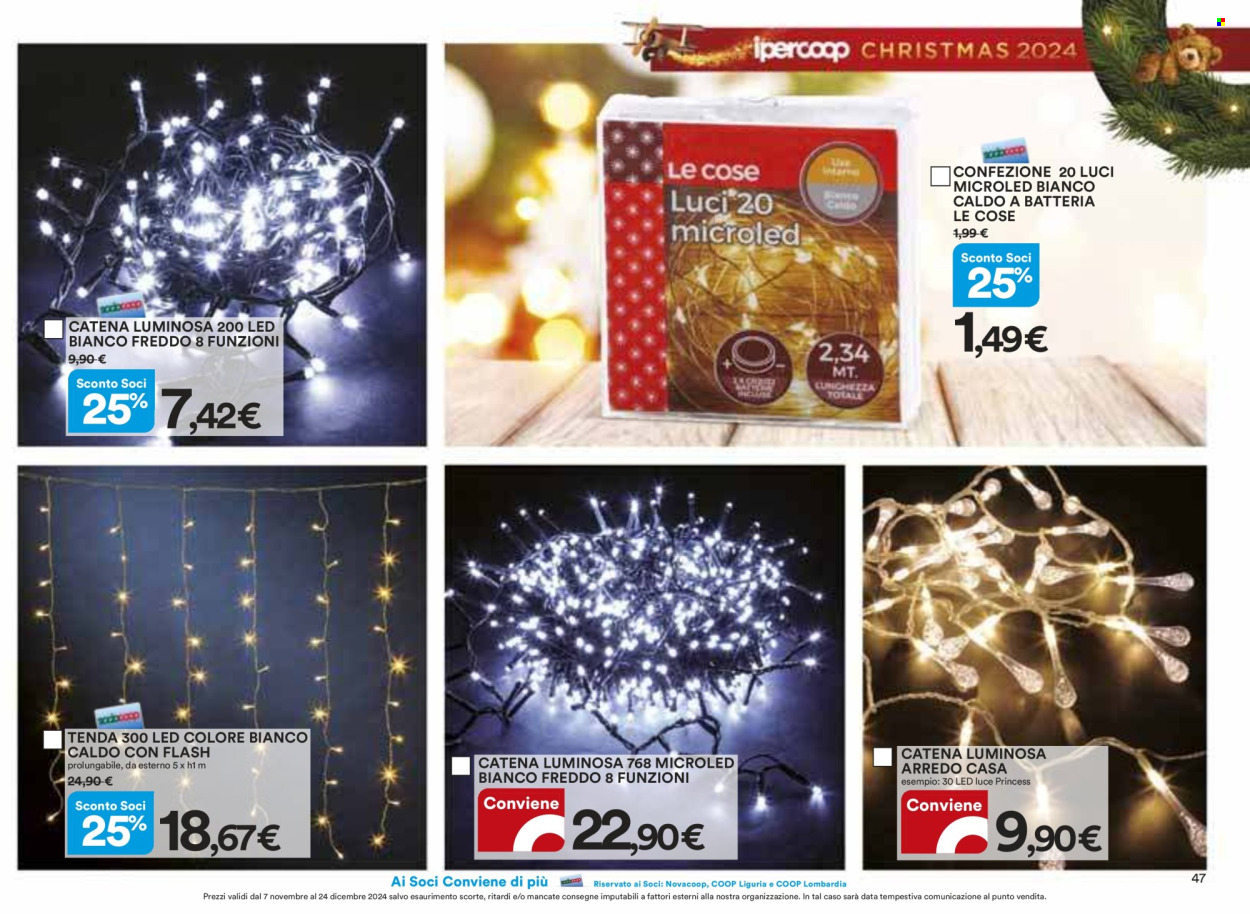 Volantino Coop - 7/11/2024 - 24/12/2024. Pagina 47