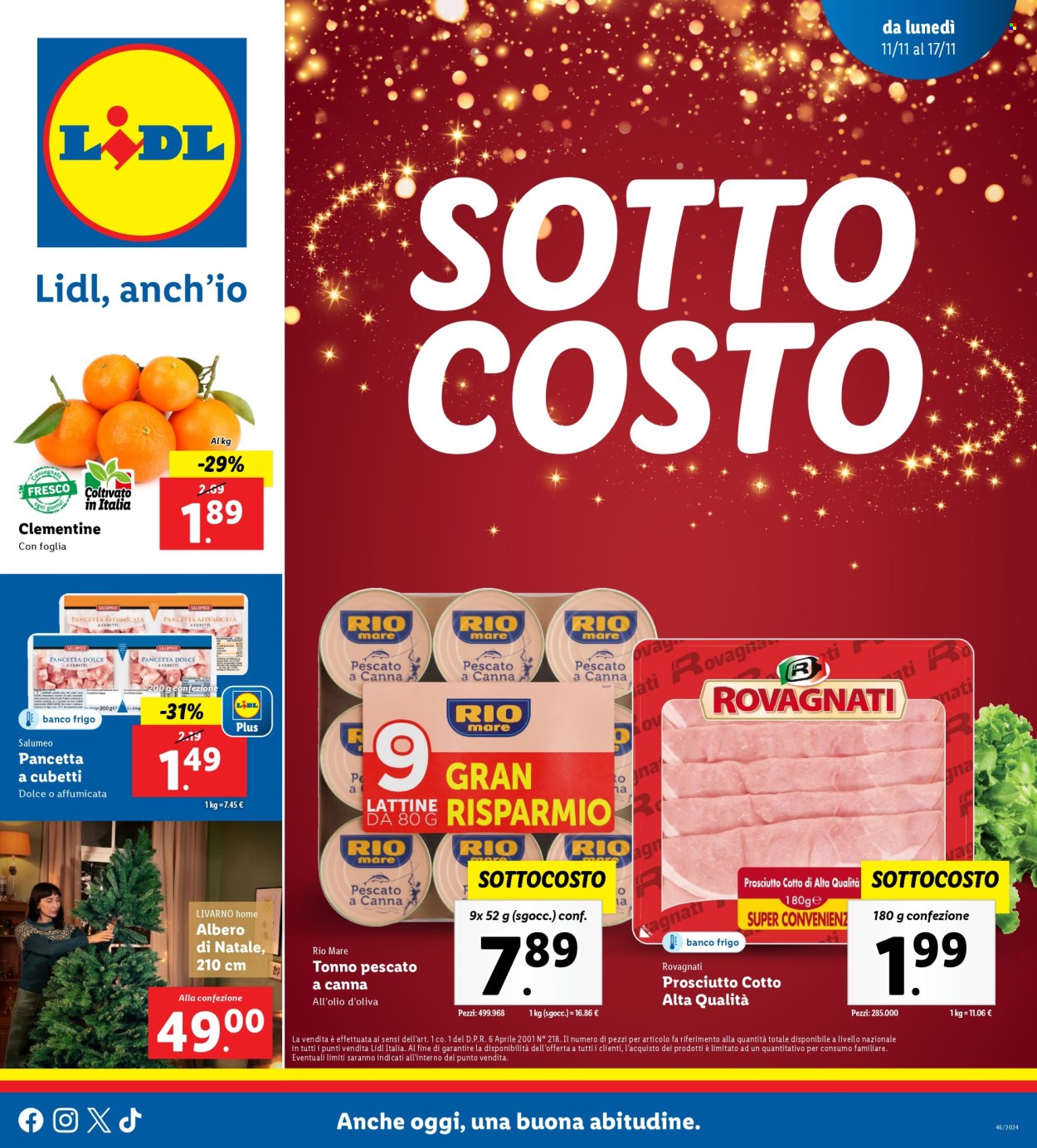 Volantino Lidl - 11/11/2024 - 17/11/2024. Pagina 1