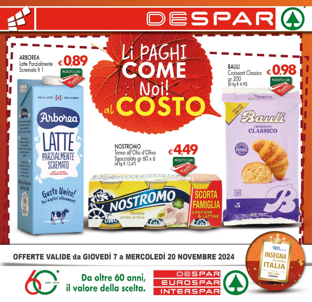 Volantino Interspar - 7/11/2024 - 20/11/2024. Pagina 1