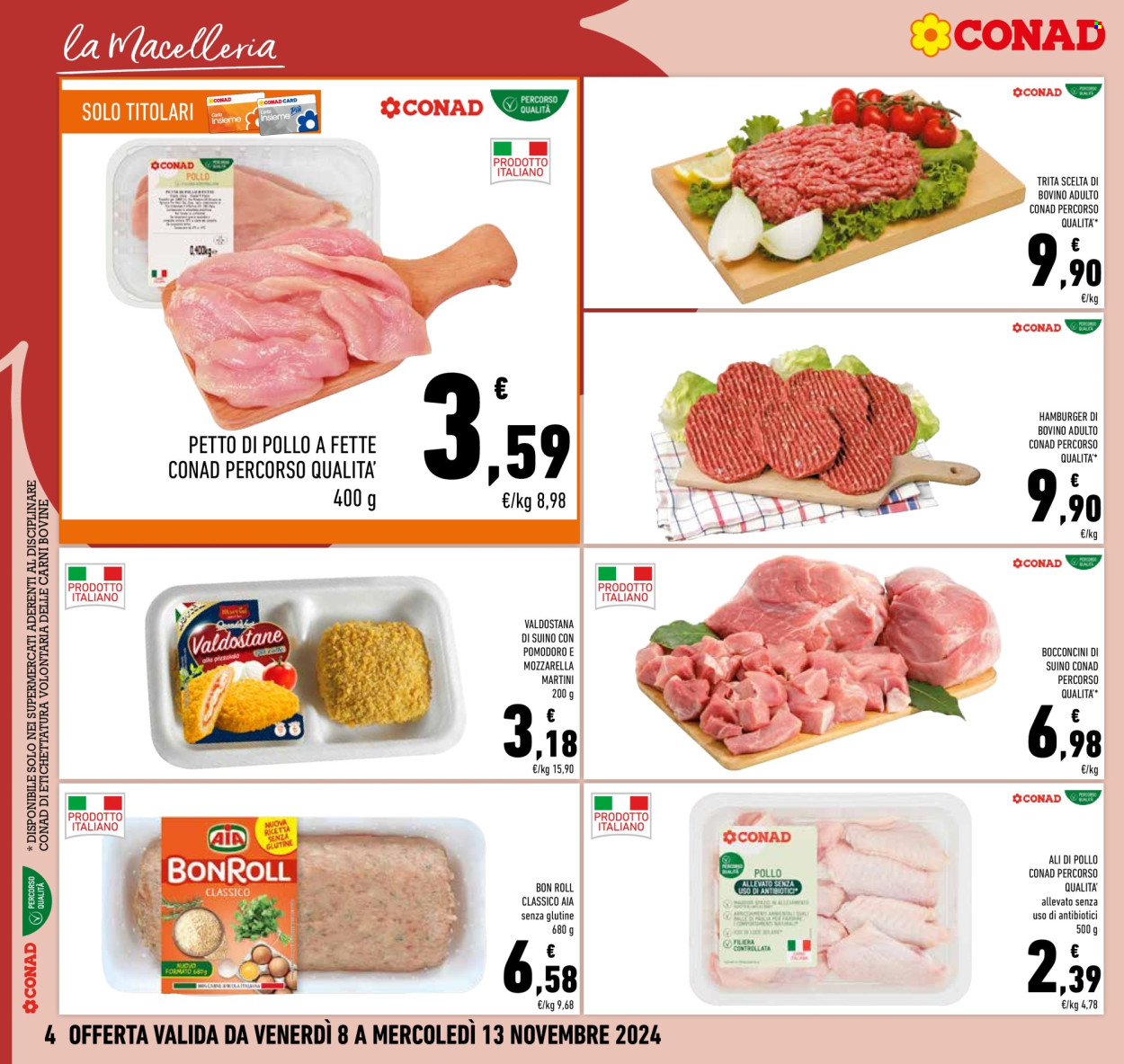 Leták Conad - 8.11.2024 - 13.11.2024. Strana 4