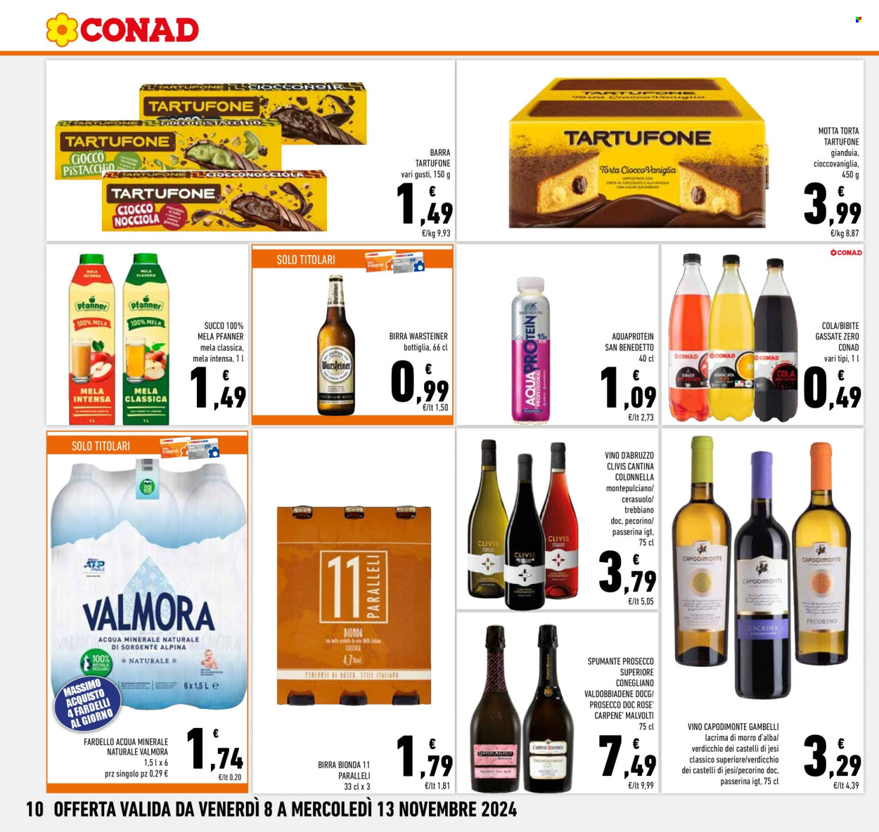 Leták Conad - 8.11.2024 - 13.11.2024. Strana 10