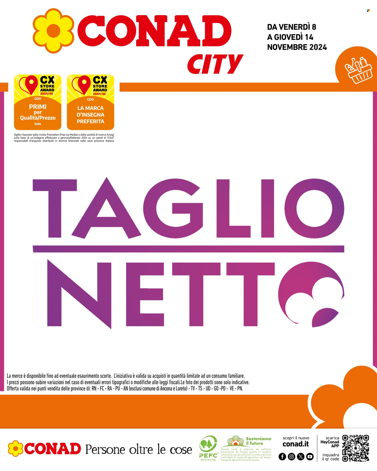 Leták Conad City - 8.11.2024 - 14.11.2024. Strana 1