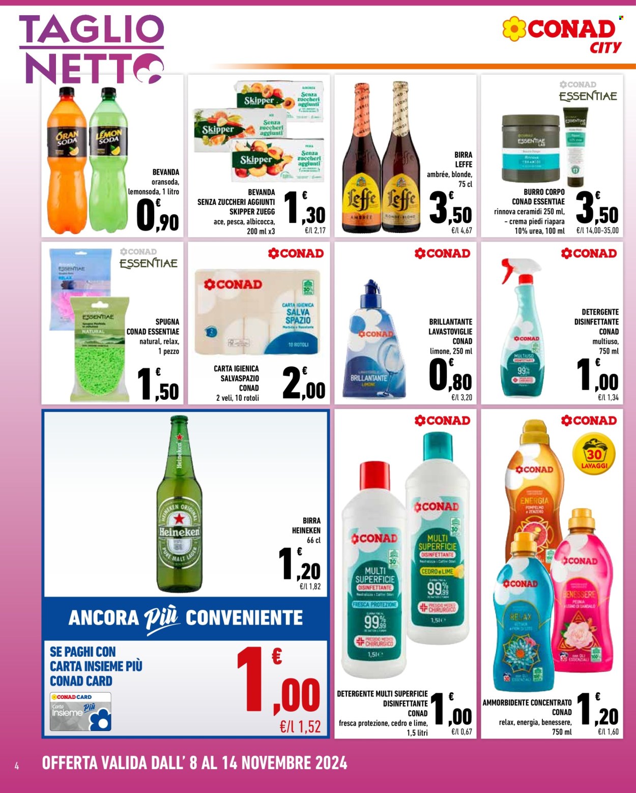 Volantino Conad City - 8/11/2024 - 14/11/2024. Pagina 4