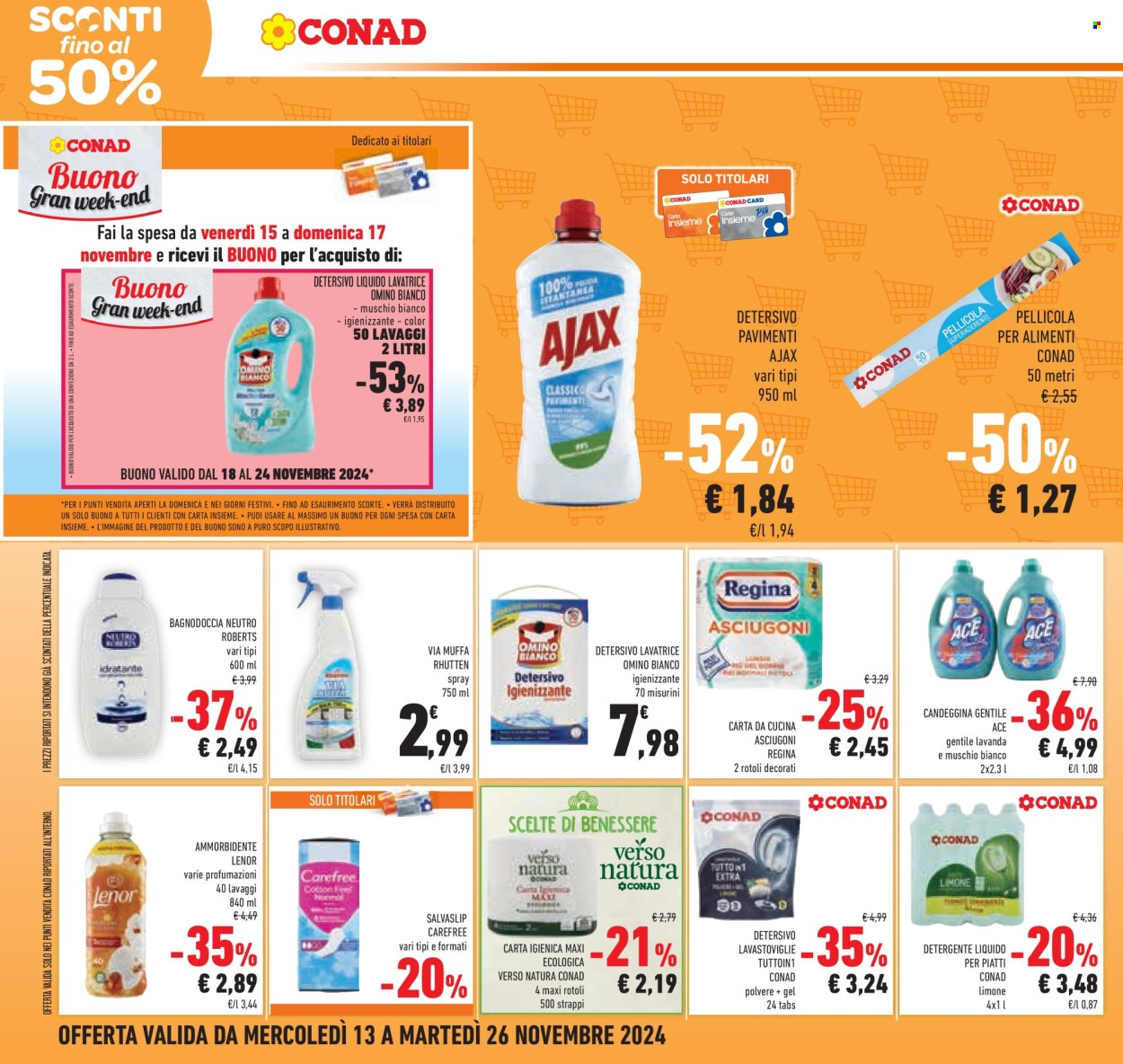 Leták Conad - 13.11.2024 - 26.11.2024. Strana 12