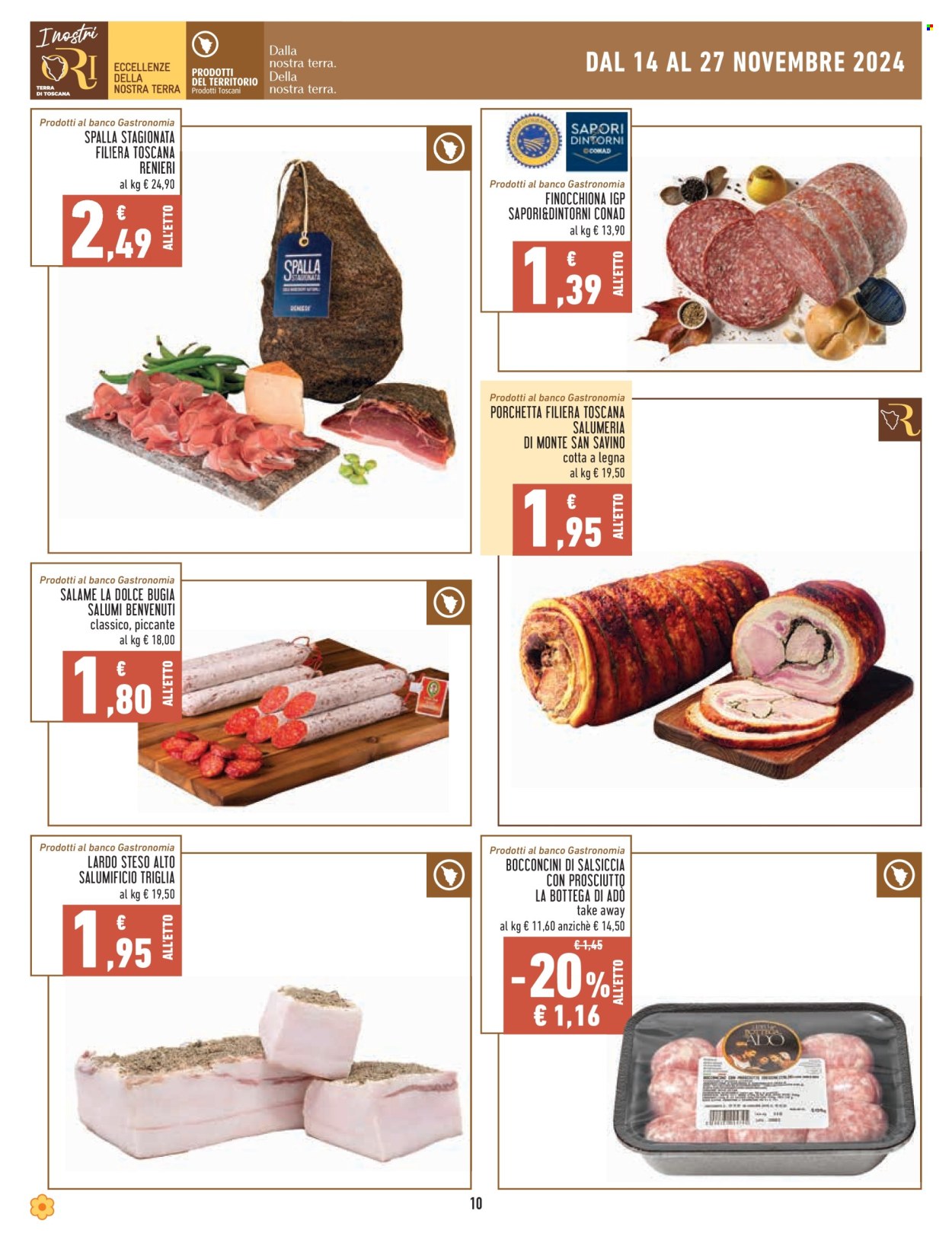 Leták Conad - 14.11.2024 - 27.11.2024. Strana 10