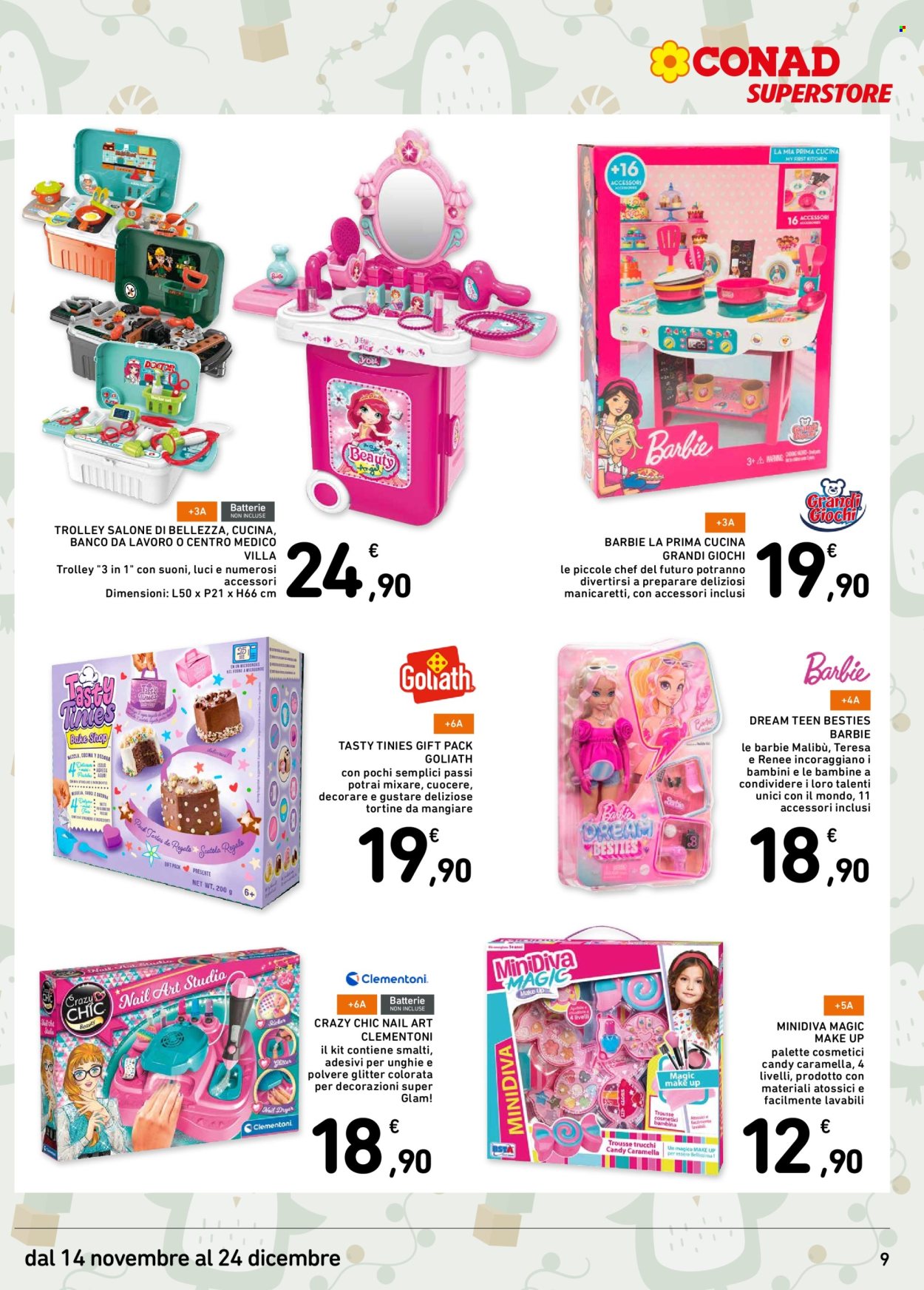 Volantino Conad Superstore - 14/11/2024 - 24/12/2024. Pagina 9