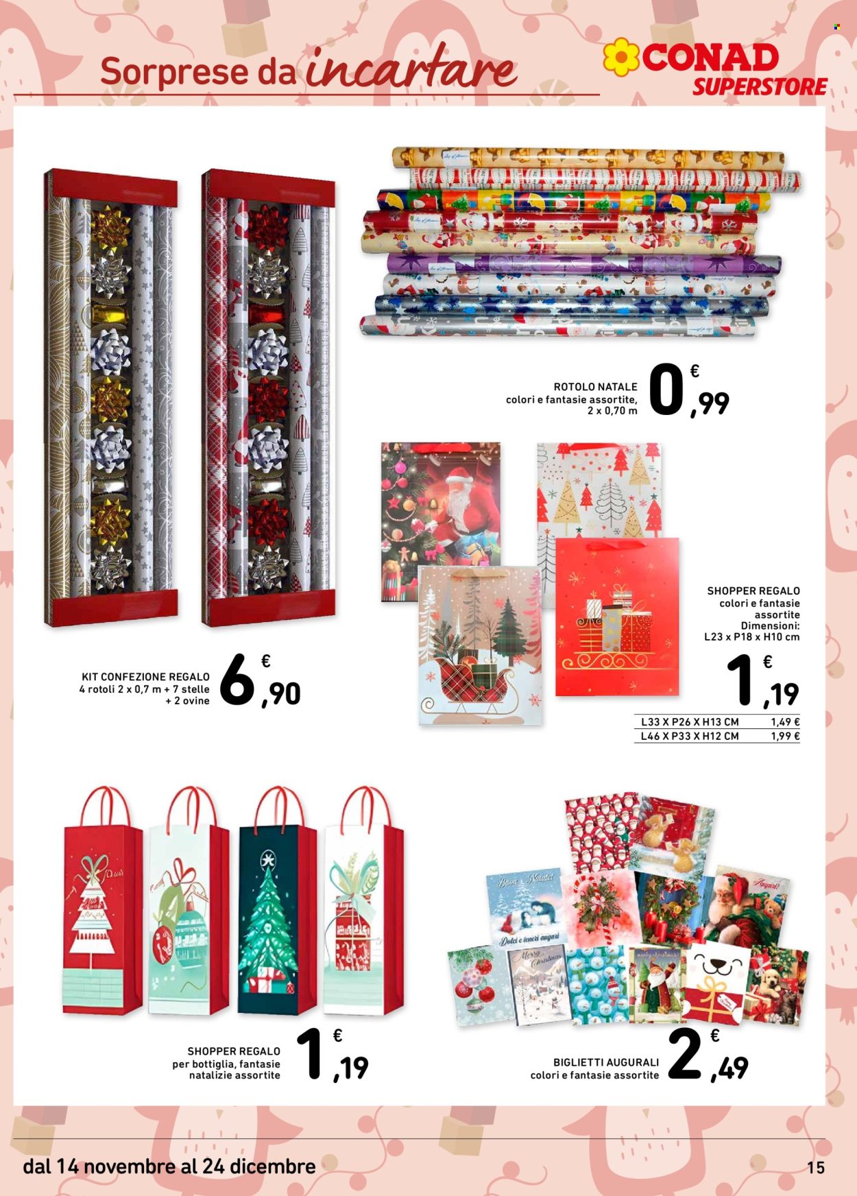 Volantino Conad Superstore - 14/11/2024 - 24/12/2024. Pagina 15