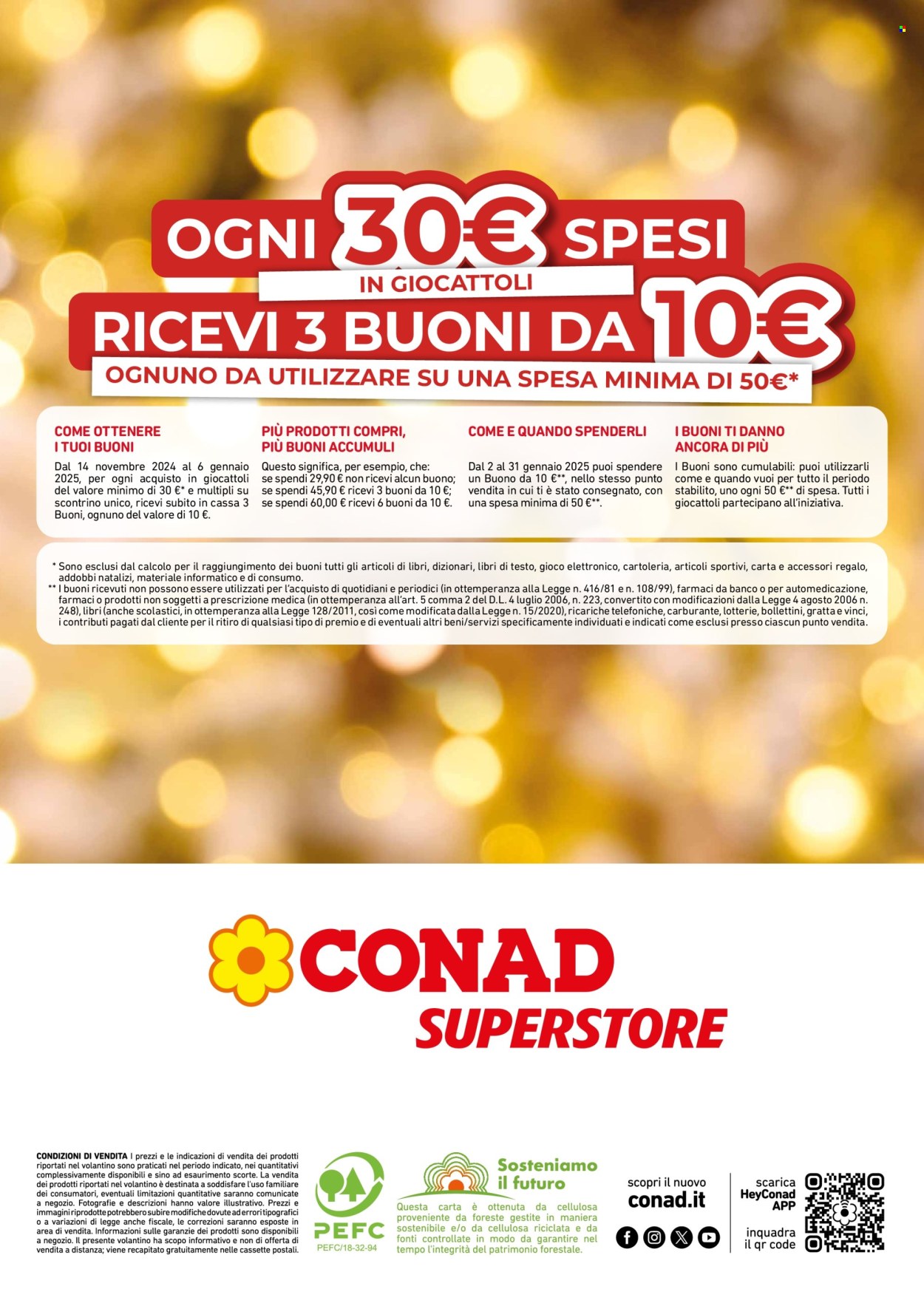 Leták Conad Superstore - 14.11.2024 - 24.12.2024. Strana 16