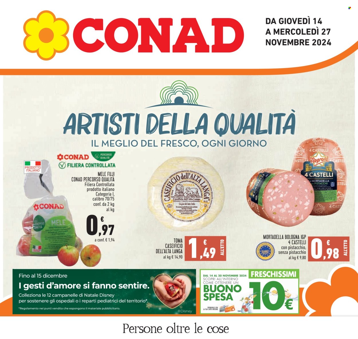 Volantino Conad - 14/11/2024 - 27/11/2024. Pagina 1
