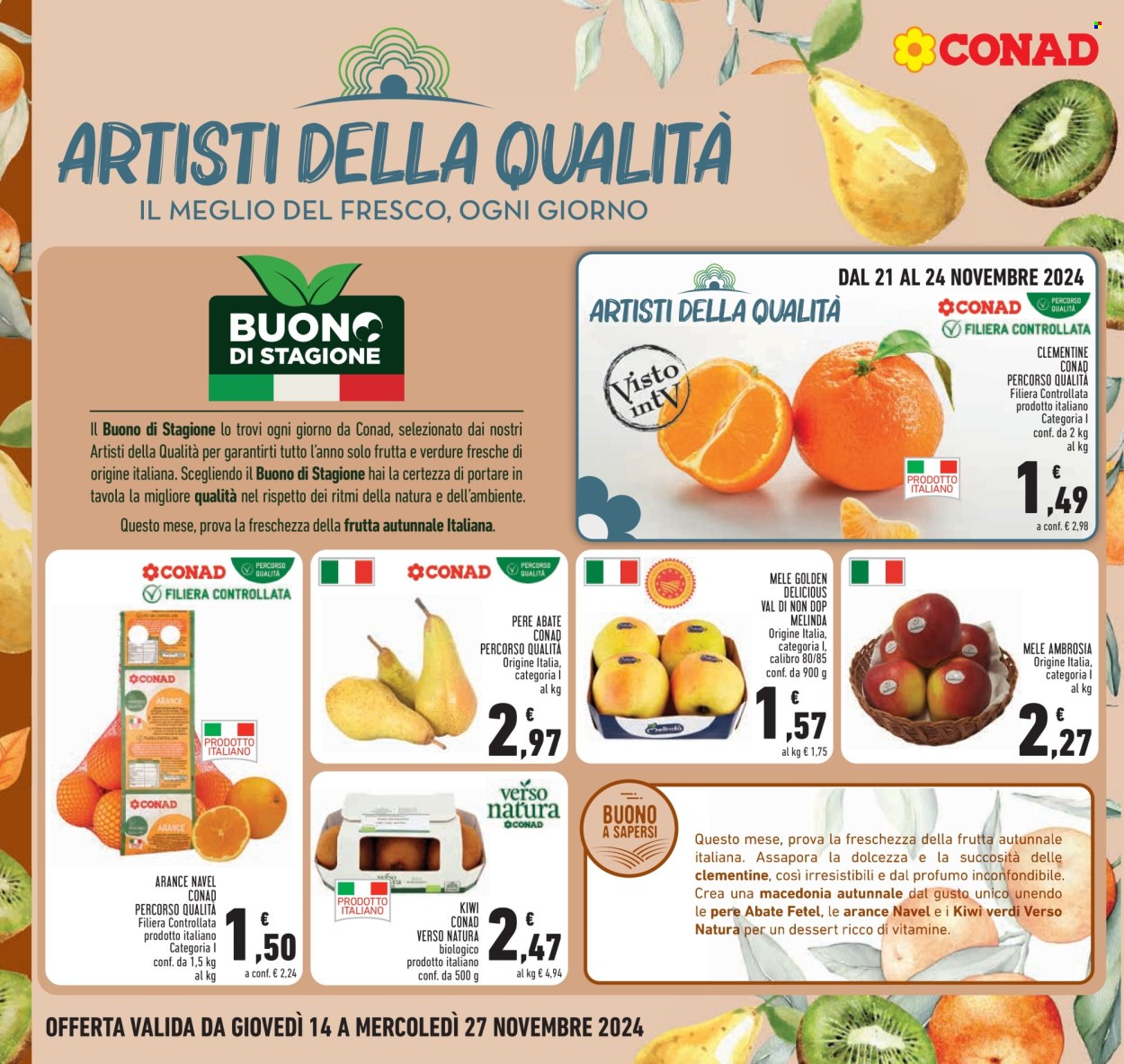 Volantino Conad - 14/11/2024 - 27/11/2024. Pagina 2