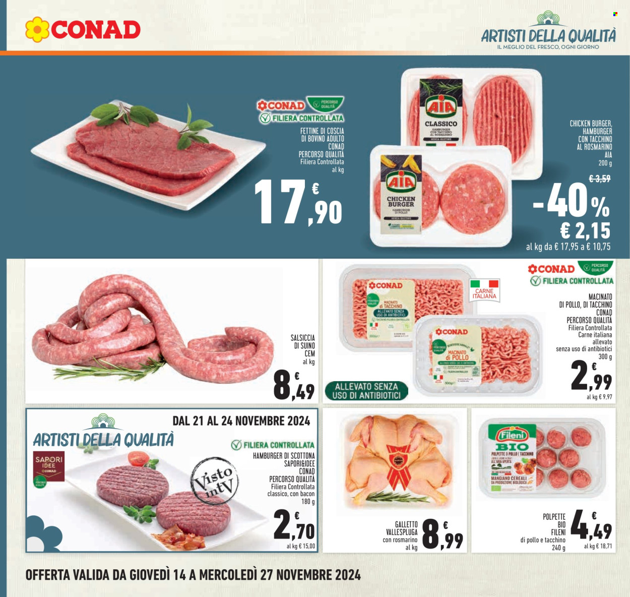 Leták Conad - 14.11.2024 - 27.11.2024. Strana 4