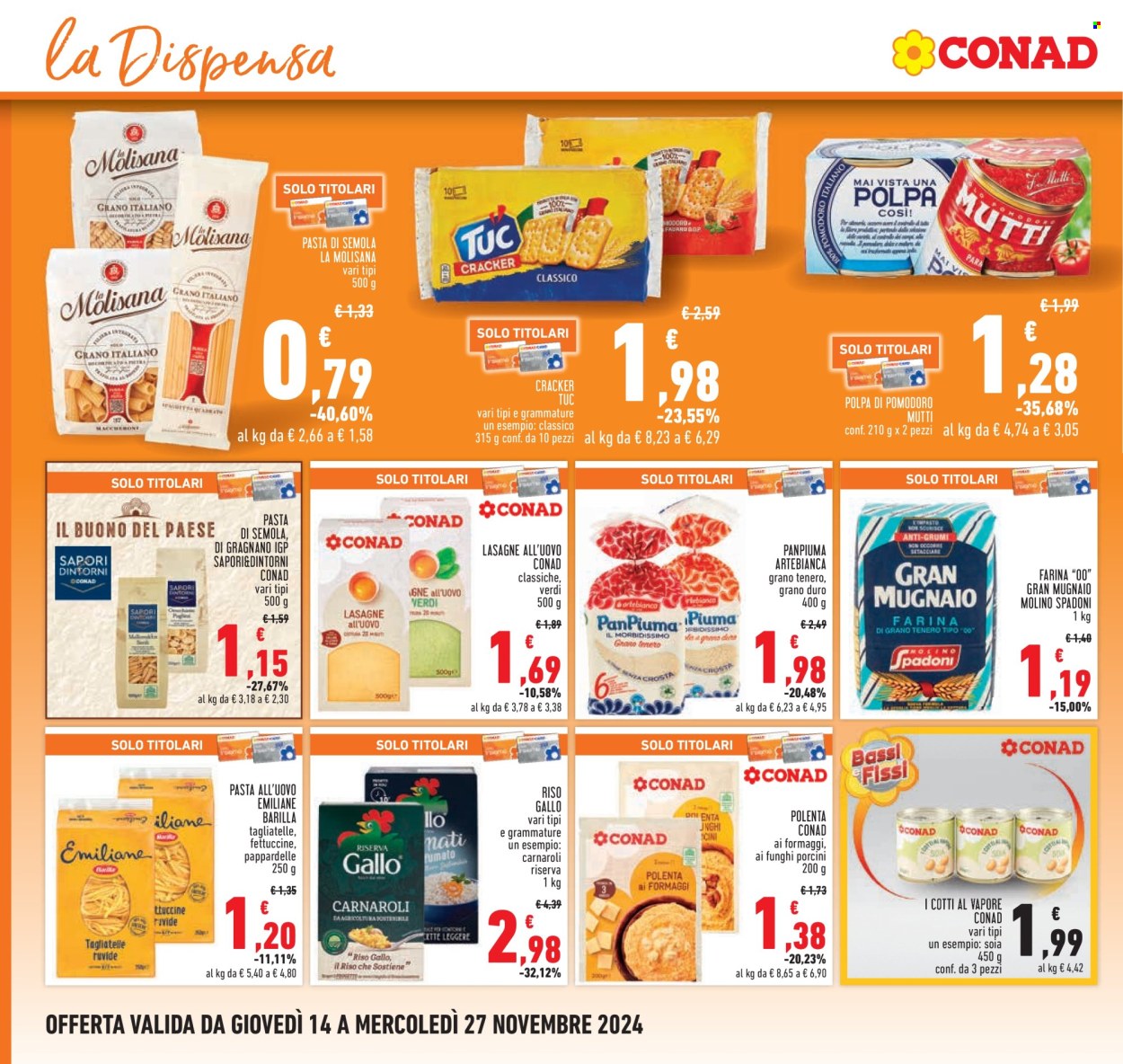 Volantino Conad - 14/11/2024 - 27/11/2024. Pagina 16
