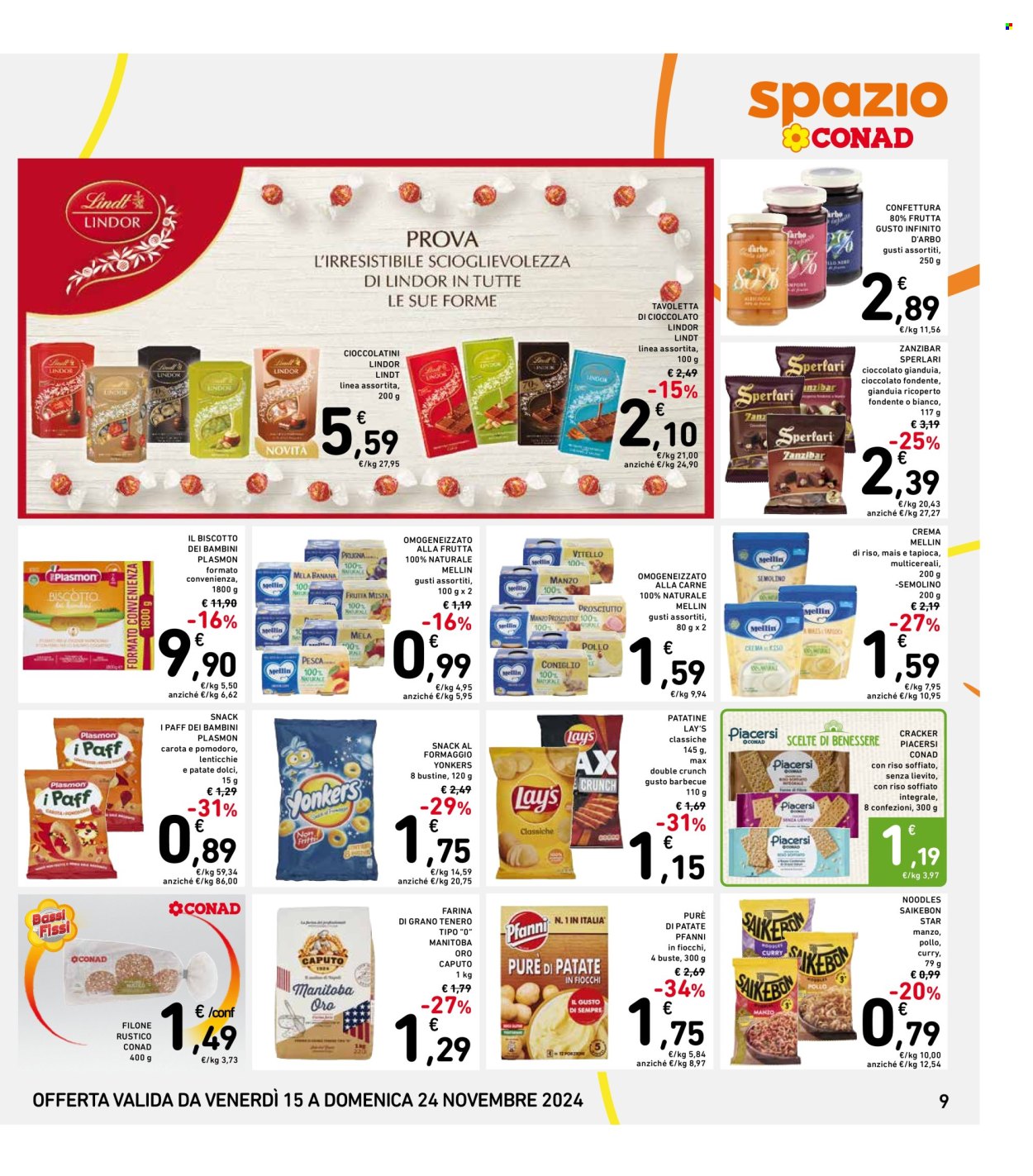 Leták Spazio Conad - 15.11.2024 - 24.11.2024. Strana 9