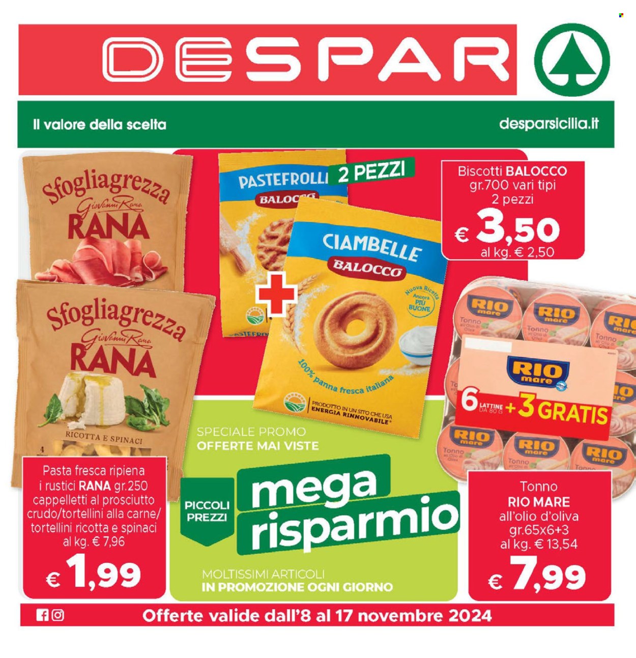 Volantino Despar - 8/11/2024 - 17/11/2024. Pagina 1