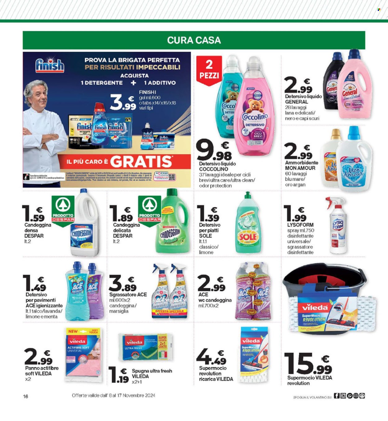 Leták Eurospar - 8.11.2024 - 17.11.2024. Strana 16
