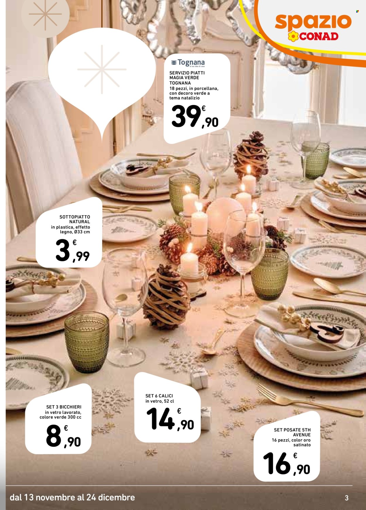 Volantino Spazio Conad - 13/11/2024 - 24/12/2024. Pagina 3