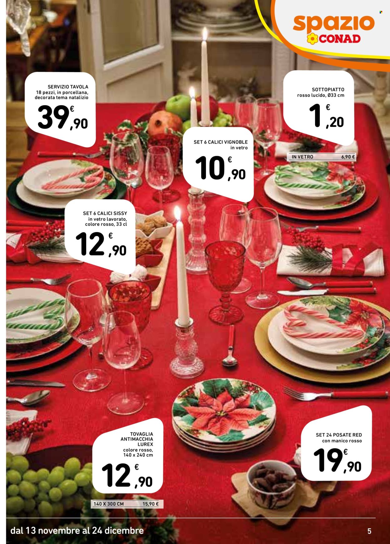 Leták Spazio Conad - 13.11.2024 - 24.12.2024. Strana 5